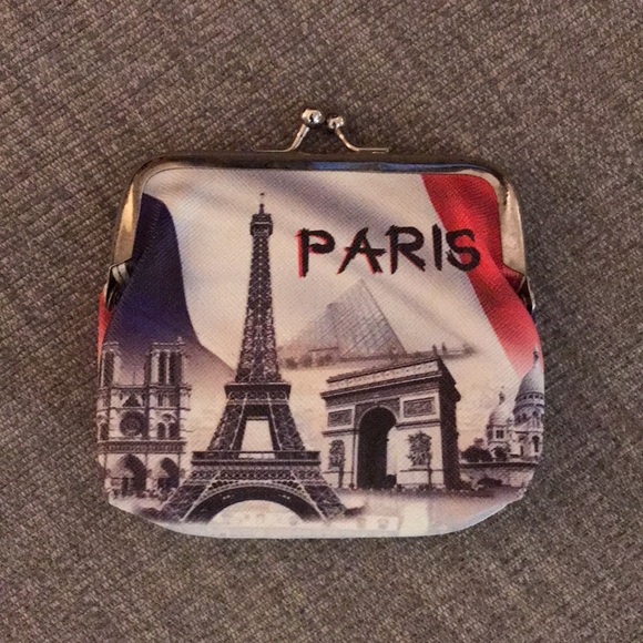 Synthetic leather “Paris” coin pouch. NWOT. - Picture 2 of 4